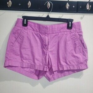 J.Crew cotton broken in chino pink shorts size 4